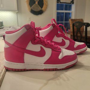 Nike Hot Pink Hightop Dunks